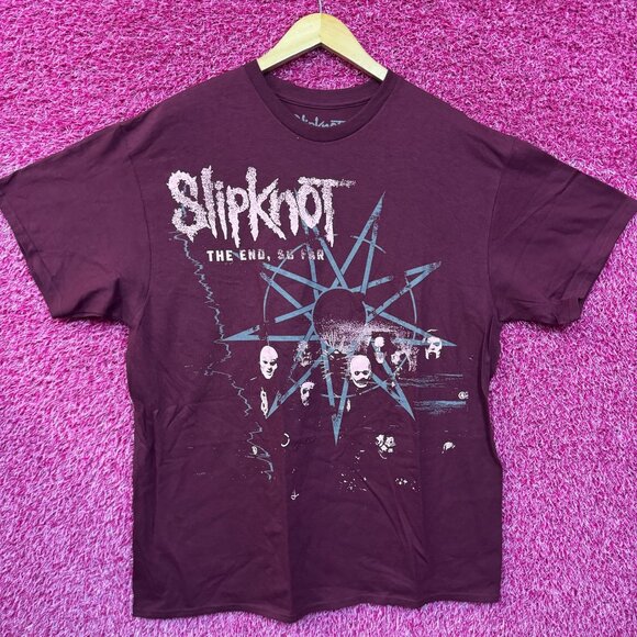 Slipknot The End So Far Album Art Heavy Metal Band Tee 2X - Picture 1 of 4
